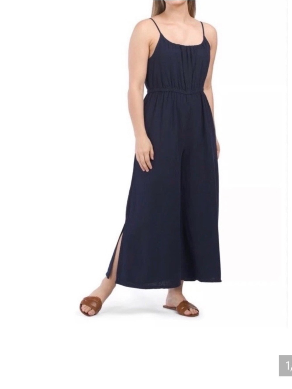 Haute Hippie Black Jumpsuit with Spaghetti Straps